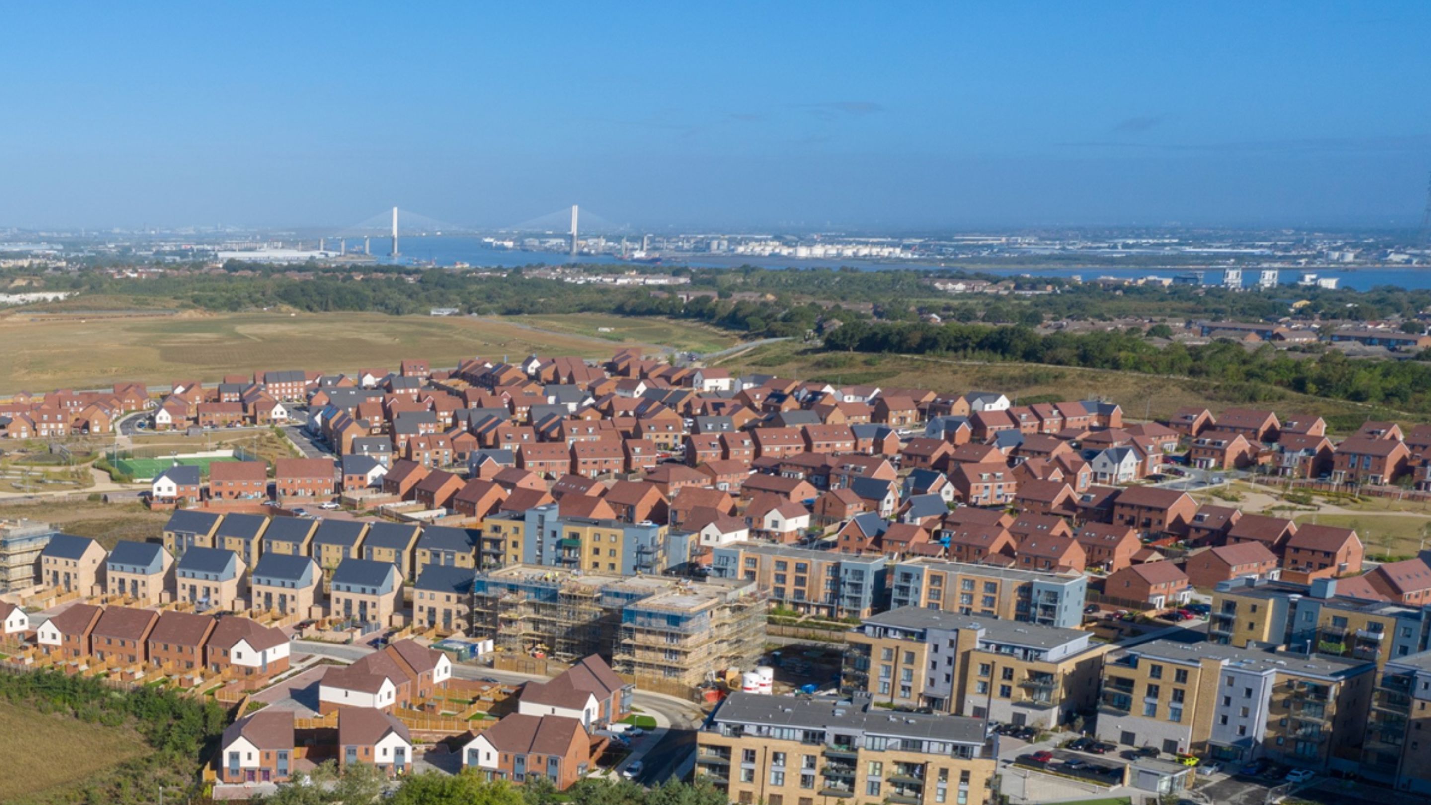 View of Castle Hill and Ebbsfleet
