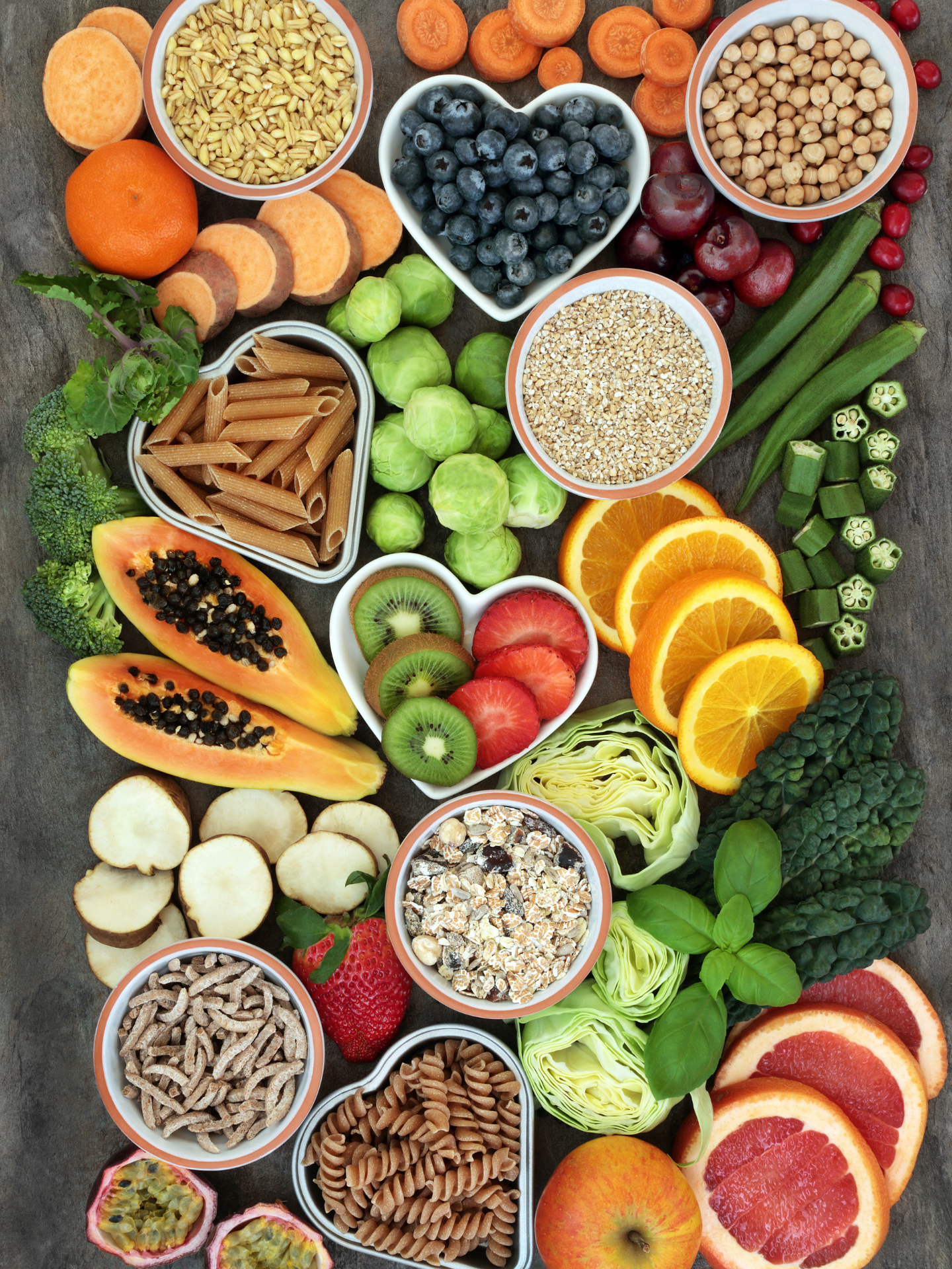 Image of fruit laid out on a board