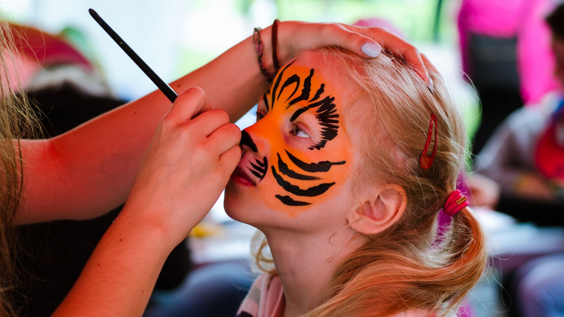 Stock image of face painting